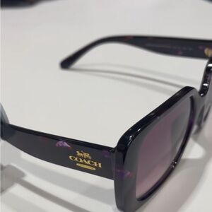 Coach Black and Purple Sunglasses